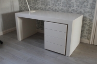 Стіл у Кабінет, Стільниця МДФ 80мм. Ящики Blum відкривання Tip un( за натисканням)