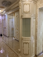 передпокій, різьблена МДФ, вільха полірована