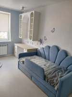 Дитяча дівчинки МДФ,ДСП Egger, Фурнітура Blum. Ліжко Тканина Велюр,