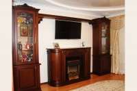 Камін масив ясена