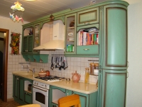 Кухня бірюзова